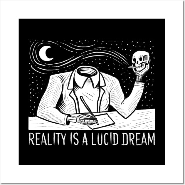 REALITY IS A LUCID DREAM Wall Art by DANIELE VICENTINI